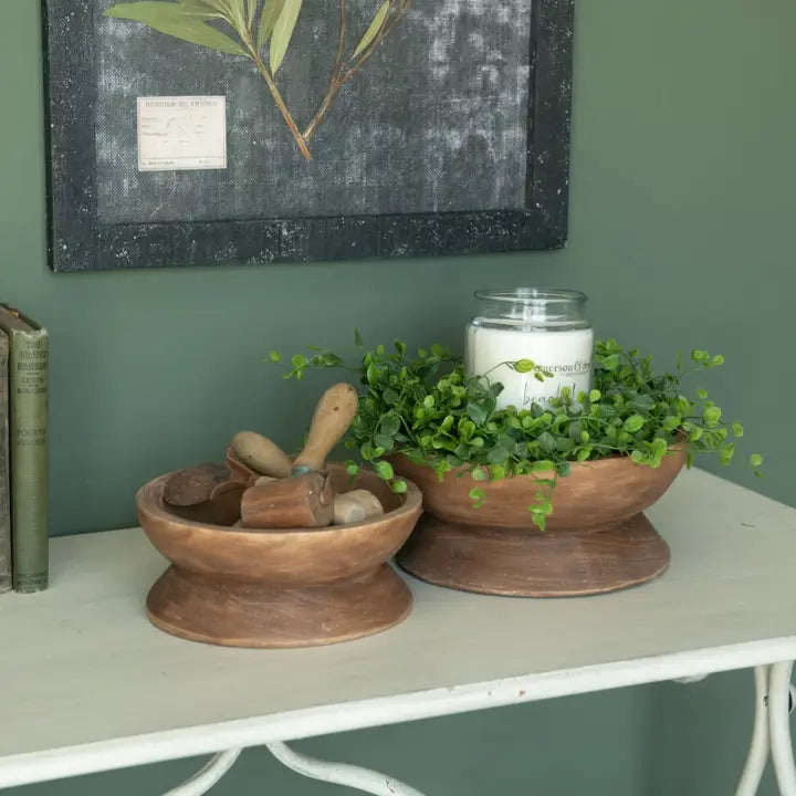 Raised Wood Bowls