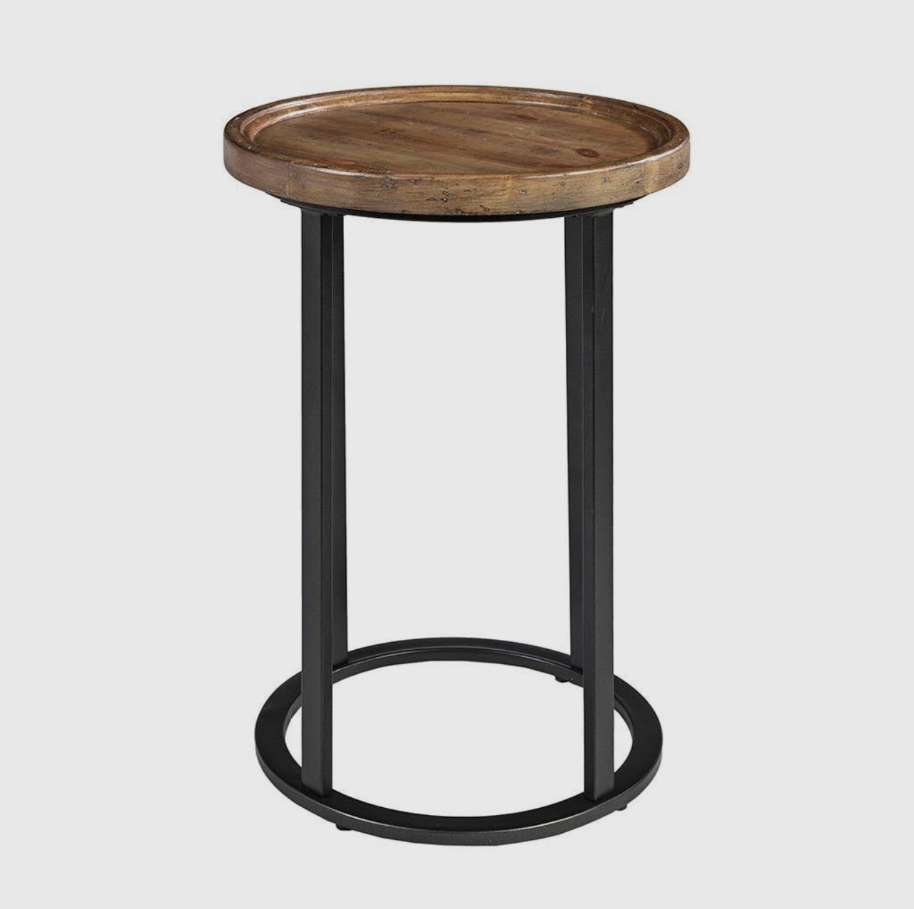 Molly Industrial Round Side Table