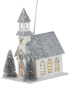 Lighted Church Ornament