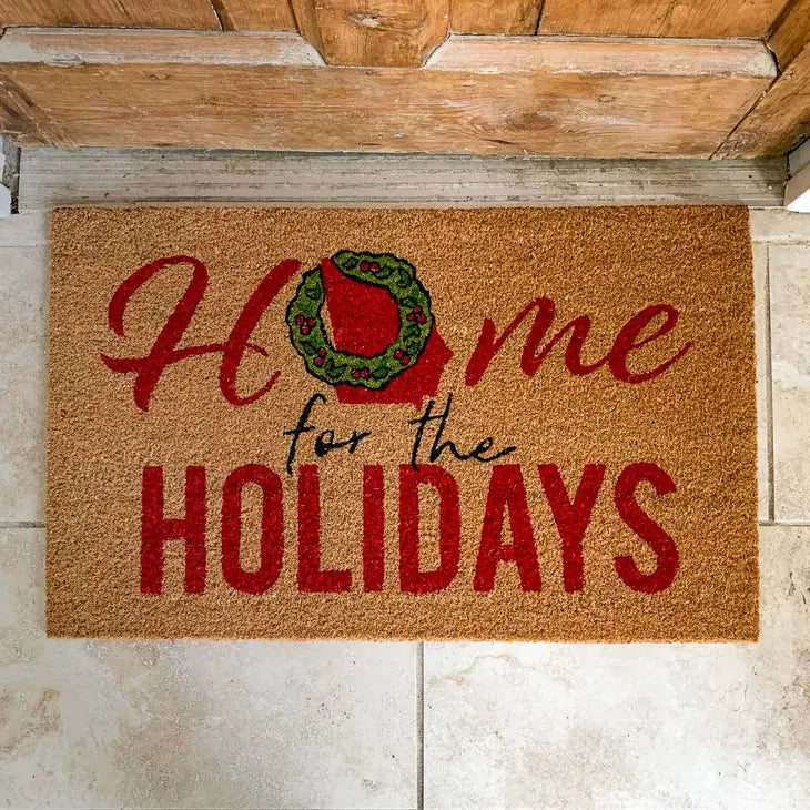 Georgia Holidays Coir Doormat