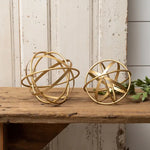 Decorative Gold Orbs