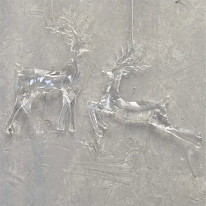 6" Acrylic Deer Ornament