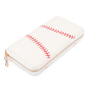 Baseball Zipper Wallet