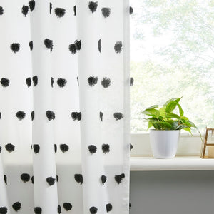 Pom-Pom Semi Sheer Window Curtain