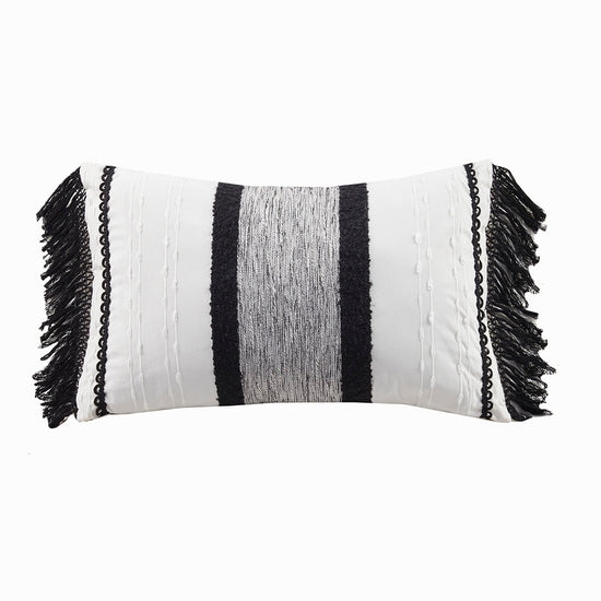 Odette Stripe Fringe Pillow