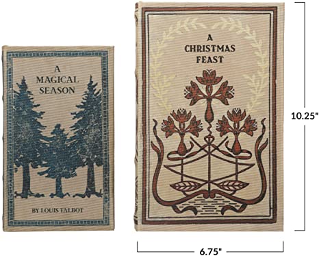 Set of 2 Magical Season Book Storage Boxes