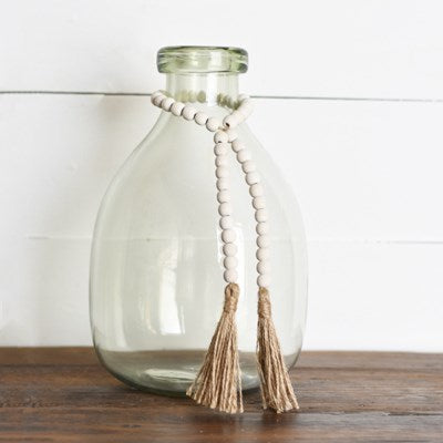 28" Washed Bead with Tassel
