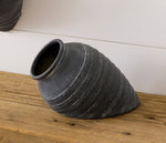 Gordy Black Terra-cotta Vase