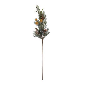 42-3/4"H Mixed Evergreen Branch with Pinecones, Berries and Pods